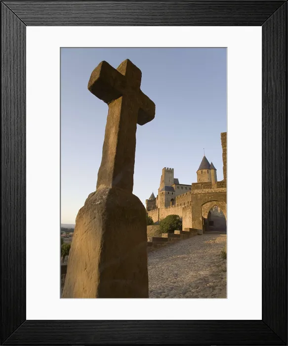 Framed Print : FRANCE. Carcassonne. Medieval city or Cit. AISA / Everett Collection**US SALES ONLY**