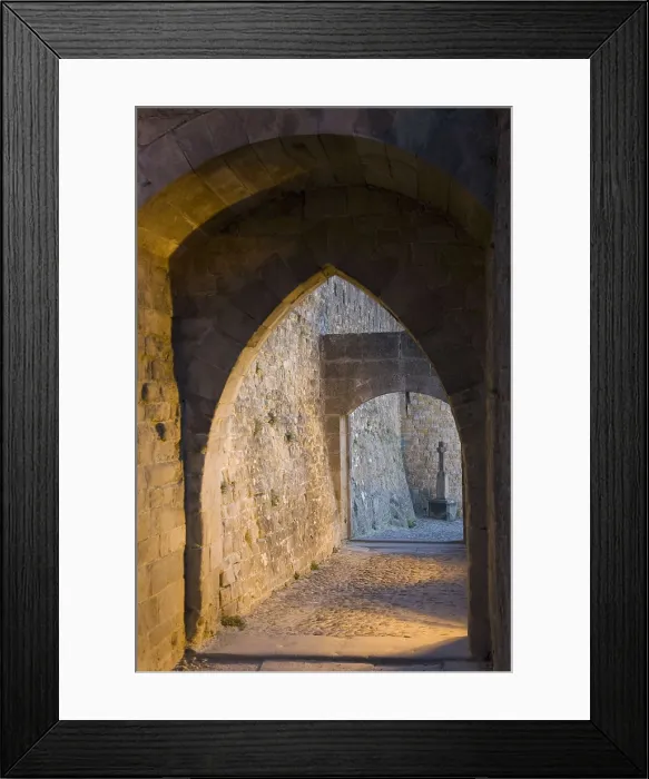 Framed Print : FRANCE. Carcassonne. Medieval city or Cit. Architecture. AISA / Everett Collection**US SALES ONLY**