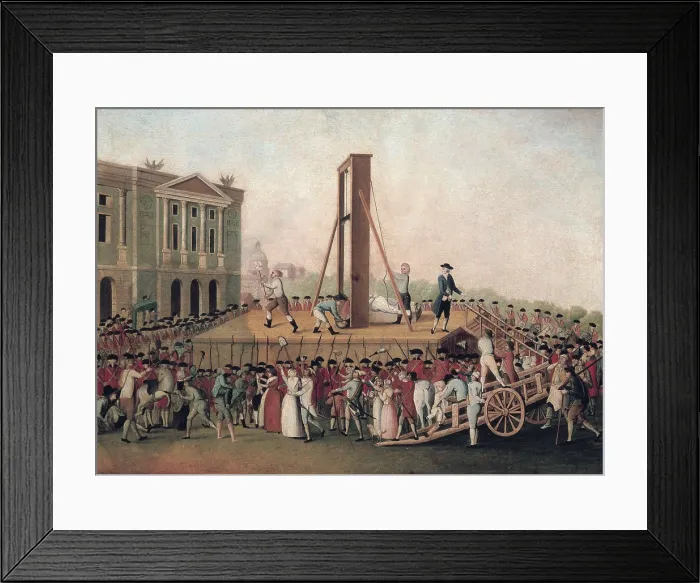 Framed Print : French Revolution (1793). Execution of Marie Antoinette (October 16). Oil on canvas. FRANCE. Paris. Muse Carnavalet (Carnavalet Museum). AISA / Everett Collection**US SALES ONLY**