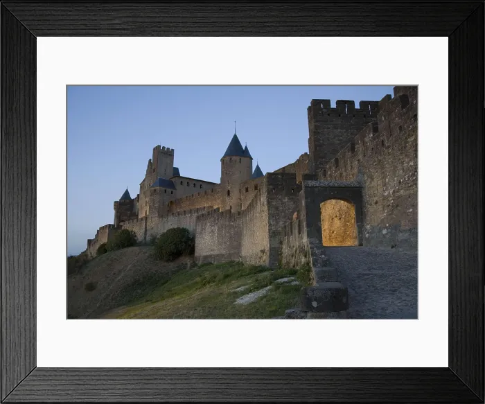 Framed Print : FRANCE. Carcassonne. Medieval city or Cit. AISA / Everett Collection**US SALES ONLY**