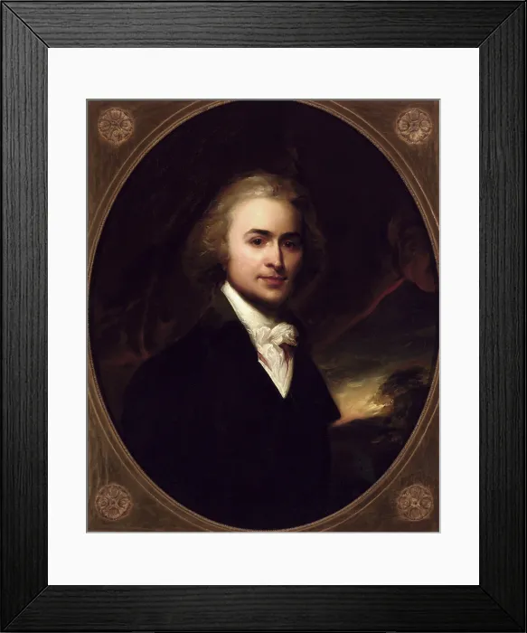 Framed Print : John Quincy Adams in a copy of his 1796 portrait by British-American artist, John Singleton Copley Framed Print : John Quincy Adams in a copy of his 1796 portrait by British-American artist, John Singleton Copley