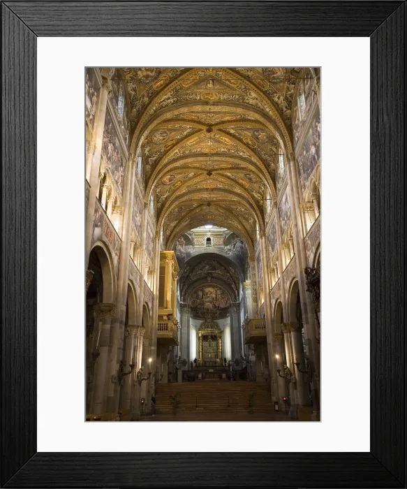 Framed Print : ITALY. Parma. Cathedral. Interior. Romanesque art. Architecture. AISA / Everett Collection**US SALES ONLY** Framed Print : ITALY. Parma. Cathedral. Interior. Romanesque art. Architecture. AISA / Everett Collection**US SALES ONLY**