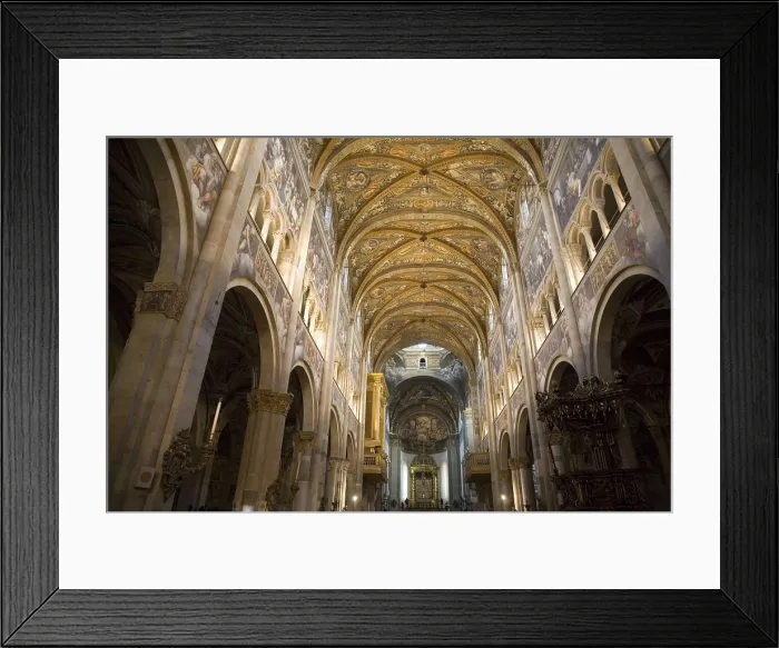 Framed Print : ITALY. Parma. Cathedral. Interior. Romanesque art. Architecture. AISA / Everett Collection**US SALES ONLY**