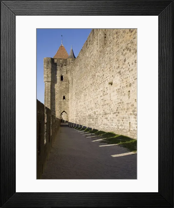 Framed Print : FRANCE. Carcassonne. Medieval city or Cit. Architecture. AISA / Everett Collection**US SALES ONLY**