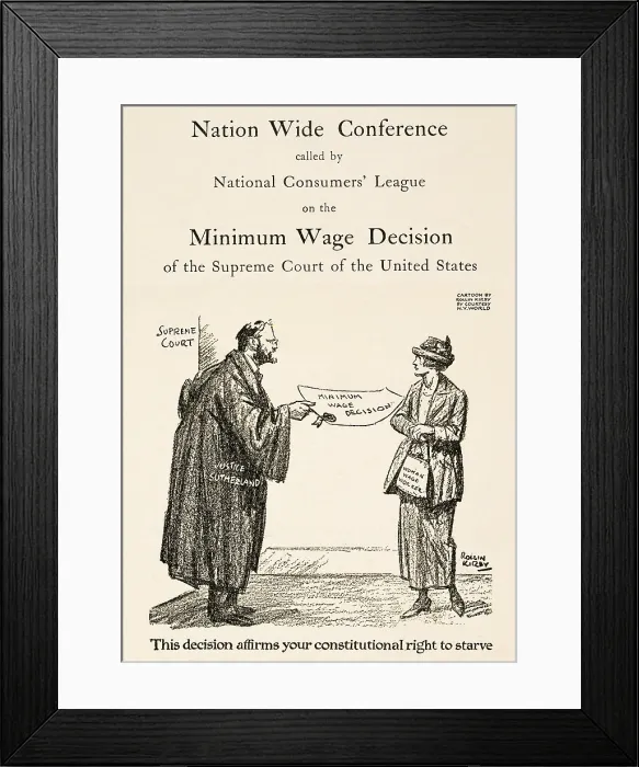 Framed Print : Program of the Nationwide conference called by National Consumers League