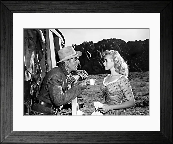 Framed Print : RIDE LONESOME, Randolph Scott, Karen Steele, 1959 Framed Print : RIDE LONESOME, Randolph Scott, Karen Steele, 1959
