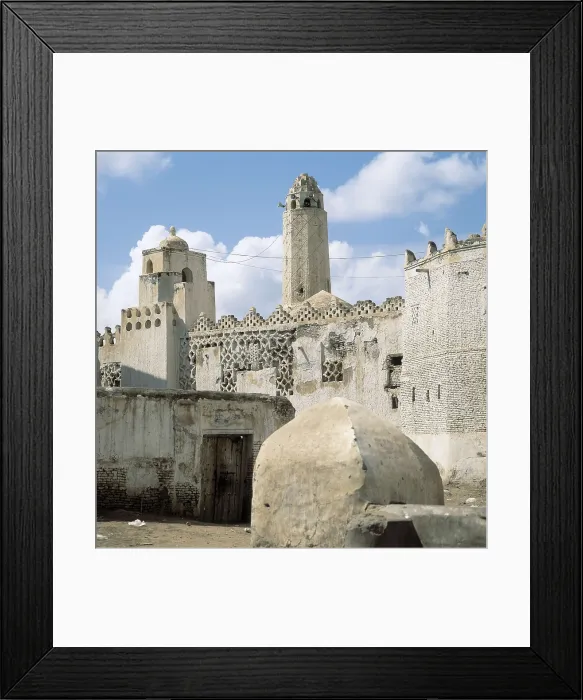 Framed Print : Great Mosque of Zabid. ca. 820-13th c. YEMEN. Zabid. Abbasid art. Architecture. AISA / Everett Collection**US SALES ONLY**