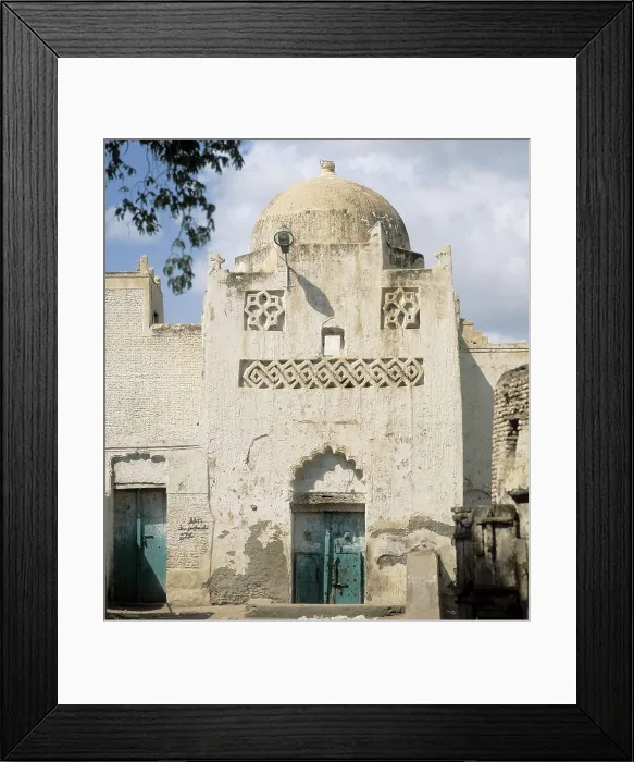 Framed Print : YEMEN. Zabid. Madrasah. Islamic art. Architecture. AISA / Everett Collection**US SALES ONLY**