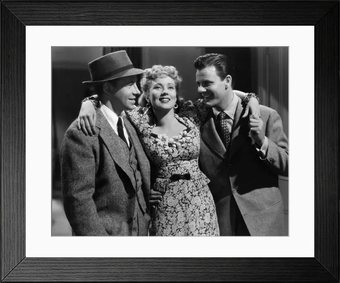 Framed Print : RINGSIDE MAISIE, from left, George Murphy, Ann Sothern, Robert Sterling, 1941
