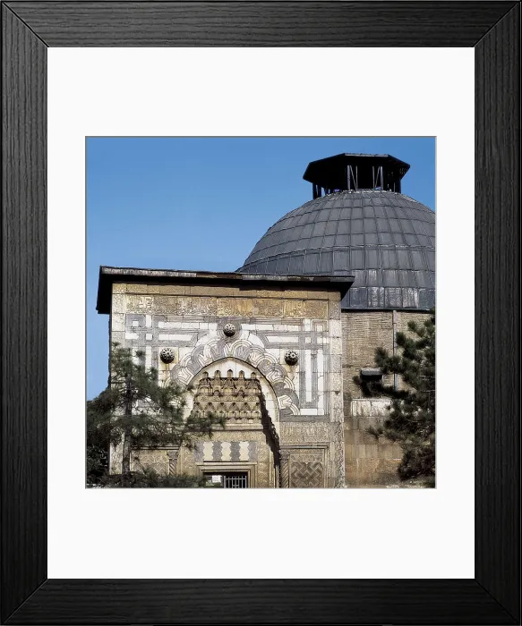 Framed Print : Byk Karatay Madrasah. 1251. TURKEY. Konya. Qu'ran school. Portico. Islamic art. Architecture. AISA / Everett Collection**US SALES ONLY**