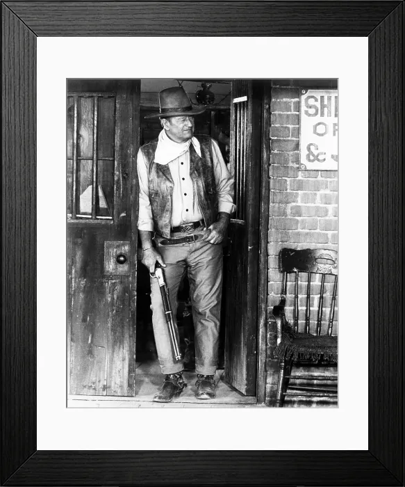 Framed Print : RIO LOBO, John Wayne, 1970.. Courtesy: CSU Archives / Everett Collection Framed Print : RIO LOBO, John Wayne, 1970.. Courtesy: CSU Archives / Everett Collection