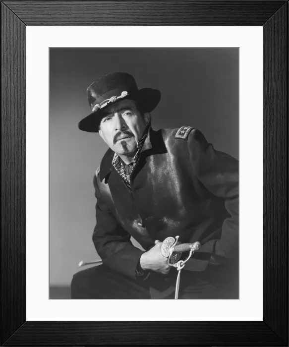 Framed Print : RIO GRANDE, J. Carrol Naish as General Phil Sheridan, 1950 Framed Print : RIO GRANDE, J. Carrol Naish as General Phil Sheridan, 1950