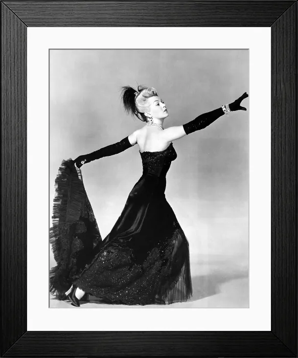 Framed Print : THE MERRY WIDOW, Lana Turner (in a gown by Helen Rose), 1952 Framed Print : THE MERRY WIDOW, Lana Turner (in a gown by Helen Rose), 1952