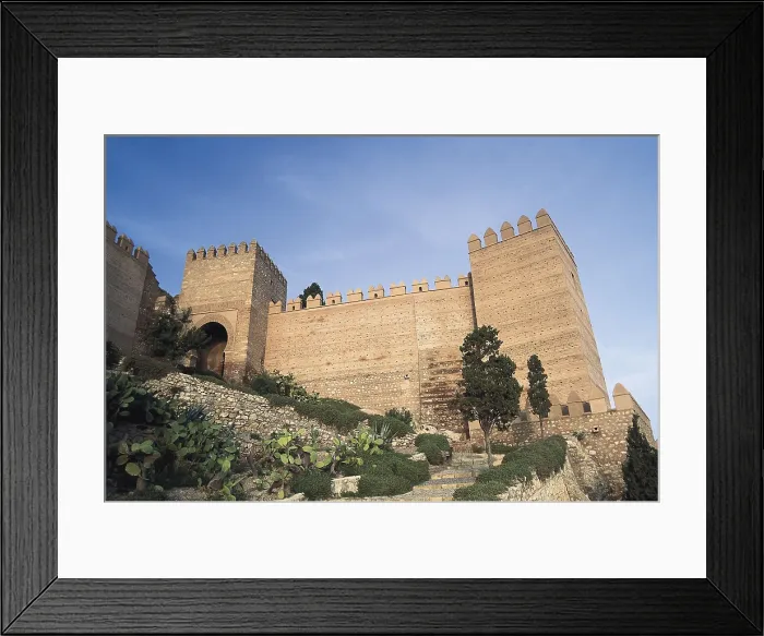 Framed Print : SPAIN. ANDALUSIA. ALMERIA. Almera. Arabian citadel (955). Hispano-Moresque art. Architecture. AISA / Everett Collection**US SALES ONLY**