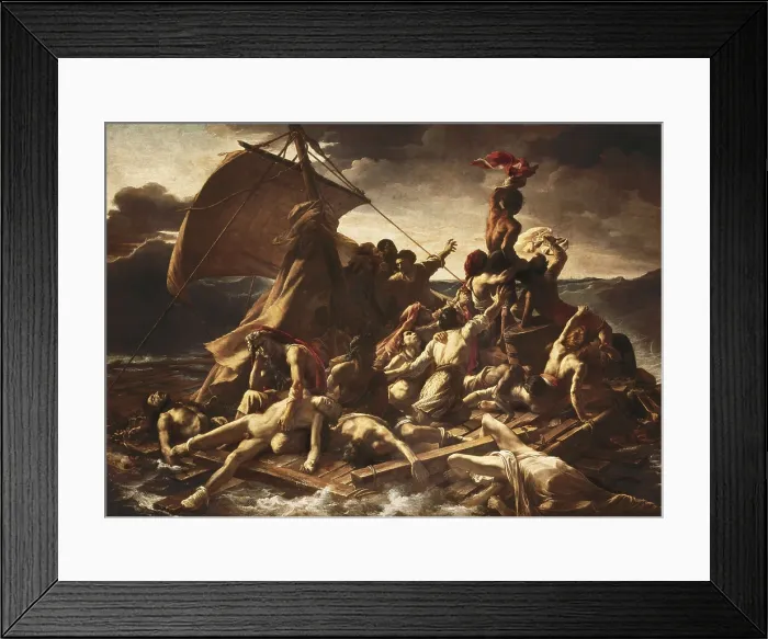 Framed Print : GRICAULT, Thodore (1791-1824). The Raft of the Medusa. 1819. Romanticism. Oil on canvas. FRANCE. Paris. Louvre Museum. AISA / Everett Collection**US SALES ONLY**