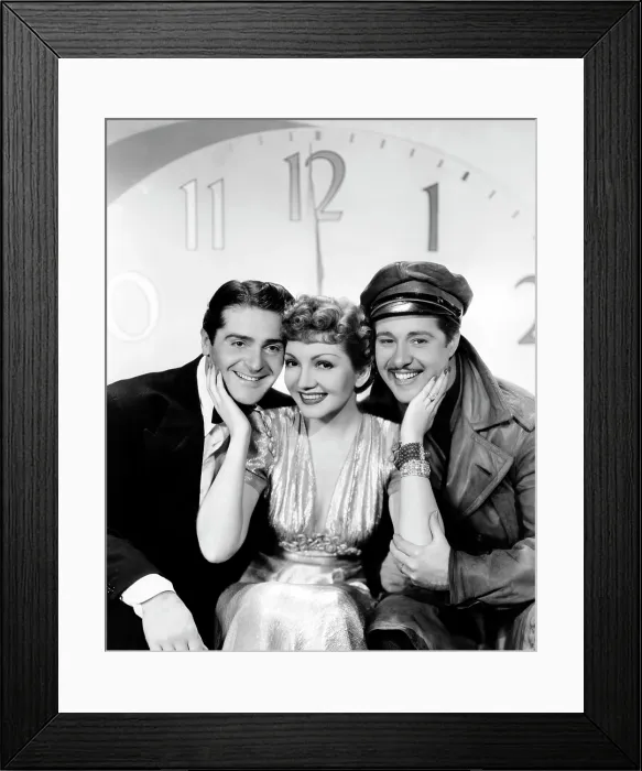 Framed Print : MIDNIGHT, Francis Lederer, Claudette Colbert, Don Ameche, 1939