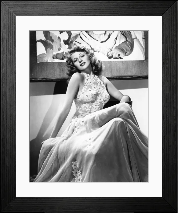 Framed Print : YOU WERE NEVER LOVELIER, Rita Hayworth, dress by Irene, portrait by George Hurrell, 1942 Framed Print : YOU WERE NEVER LOVELIER, Rita Hayworth, dress by Irene, portrait by George Hurrell, 1942