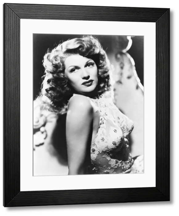 Framed Print : YOU WERE NEVER LOVELIER, Rita Hayworth, dress by Irene, portrait by George Hurrell, 1942 Framed Print : YOU WERE NEVER LOVELIER, Rita Hayworth, dress by Irene, portrait by George Hurrell, 1942