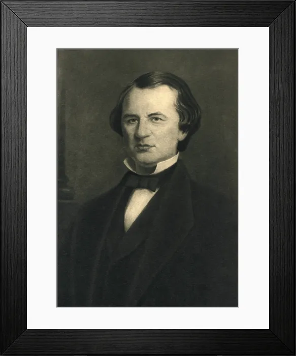 Framed Print : Andrew Johnson possibly when he was Governor of Tennessee, 1853-1857. He encouraged the opening of public librarys and the states first public School system (BSLOC_2019_5_93) Framed Print : Andrew Johnson possibly when he was Governor of Tennessee, 1853-1857. He encouraged the opening of public librarys and the states first public School system (BSLOC_2019_5_93)