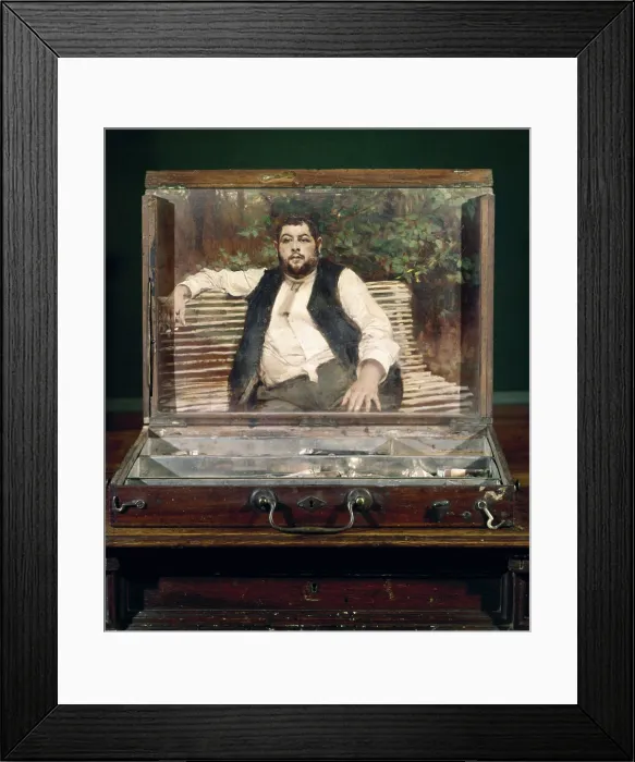 Framed Print : The Gardener of the Veil-Picard Family (Il giardiniere dei Veil-Picard), by Giovanni Boldini, 1898, 19th Century, oil on board, 28 x 48 cm - Italy, Emilia Romagna, Ferrara