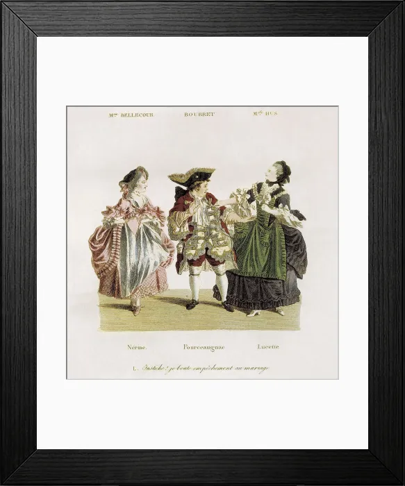 Framed Print : MOLIERE, Jean-Baptiste Poquelin, called (1622-1673)