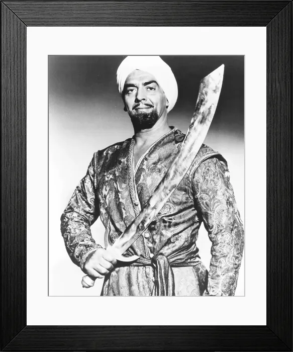 Framed Print : ZARAK, Victor Mature, 1956