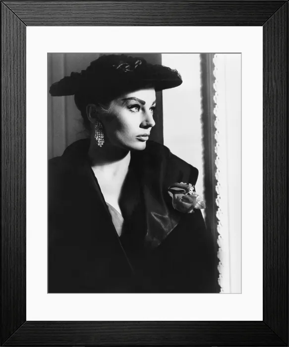 Framed Print : ZARAK, Anita Ekberg, 1956 Framed Print : ZARAK, Anita Ekberg, 1956