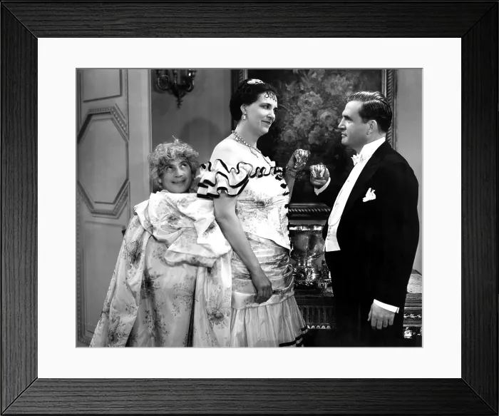 Framed Print : MONKEY BUSINESS, Harpo Marx, Maxine Castle, Rockliffe Fellowes, 1931
