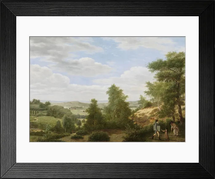 Framed Print : View of the Valley of Montmorency near Saint-Leu-la-Foret, France, by Pieter Rudolph Kleijn, 1808, Dutch painting, oil on canvas Framed Print : View of the Valley of Montmorency near Saint-Leu-la-Foret, France, by Pieter Rudolph Kleijn, 1808, Dutch painting, oil on canvas