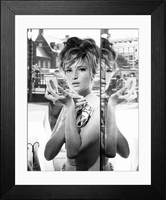 Framed Print : MODESTY BLAISE, Monica Vitti, (photo in locket, Terence Stamp) 1966, 20th Century Fox, TM & Copyright / Courtesy: Everett Collection