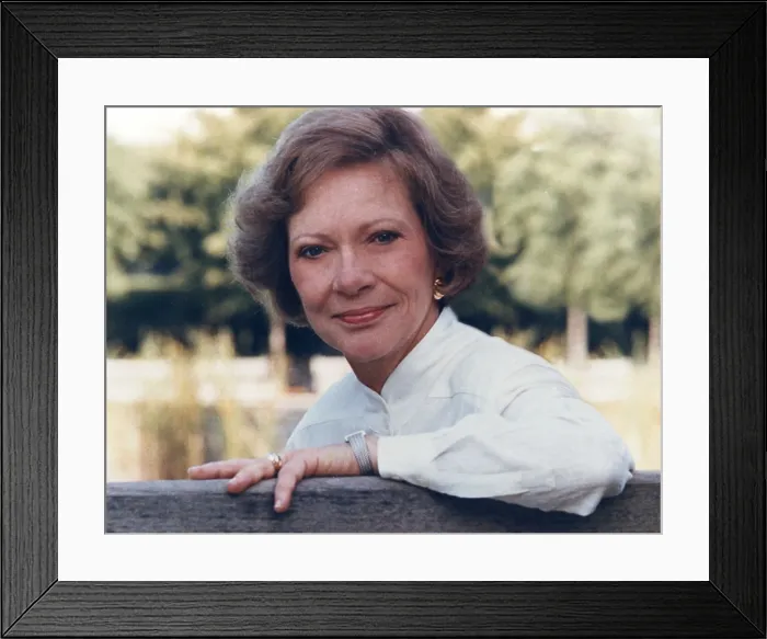 Framed Print : Former First Lady Rosalynn Carter, in 1993. She has continued her White House years advocacy for mental health, by chairing the Carter Center Mental Health Task Force Framed Print : Former First Lady Rosalynn Carter, in 1993. She has continued her White House years advocacy for mental health, by chairing the Carter Center Mental Health Task Force