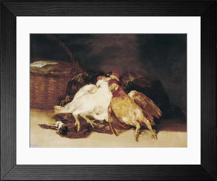 Framed Print : GOYA Y LUCIENTES, Francisco de (1746-1828). Dead Birds. 1808. Oil on canvas. SPAIN. Madrid. Prado Museum. AISA / Everett Collection**US SALES ONLY**