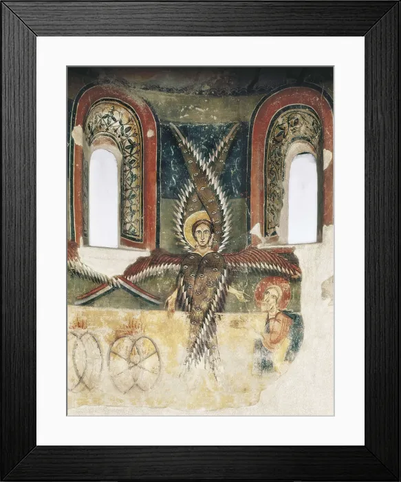 Framed Print : AISA / Everett Collection PEDRET, Master of (12th century). Apse from Santa Maria d'Aneu. end 11th c