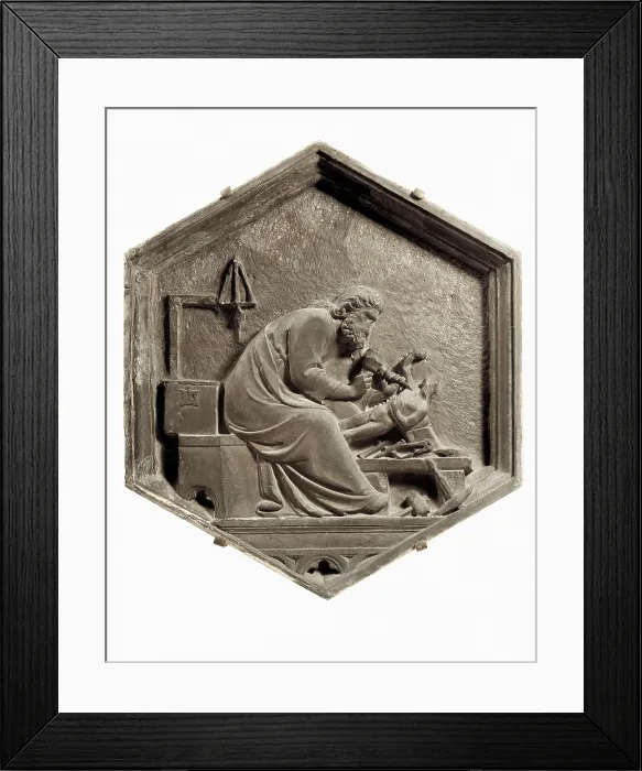 Framed Print : PISANO, Andrea da Pontedera, called Andrea (1270-1349). The Sculpture. 1337-1342. Relieve of the campanile. Renaissance art. Trecento. Relief on rock. ITALY. Florence Framed Print : PISANO, Andrea da Pontedera, called Andrea (1270-1349). The Sculpture. 1337-1342. Relieve of the campanile. Renaissance art. Trecento. Relief on rock. ITALY. Florence
