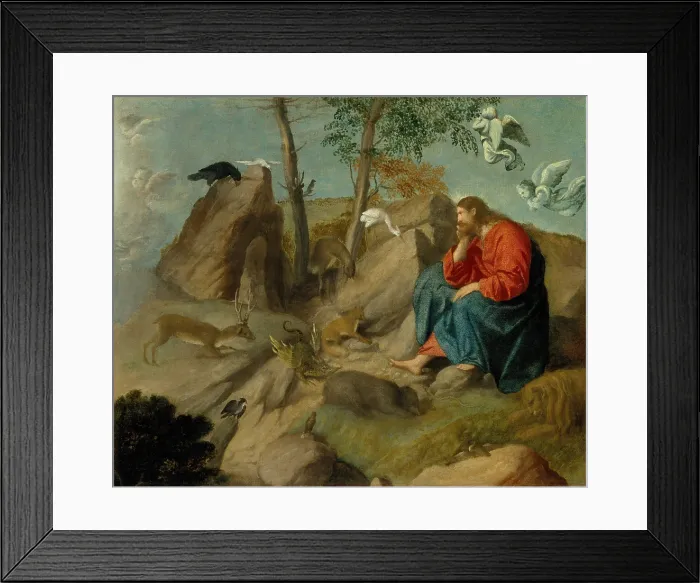 Framed Print : CHILD IN THE WILDERNESS, by Moretto da Brescia, 1515-20, Italian Renaissance oil painting Framed Print : CHILD IN THE WILDERNESS, by Moretto da Brescia, 1515-20, Italian Renaissance oil painting