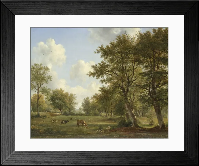 Framed Print : Landscape near Hilversum, by George Jacobus Johannes van Os and Pieter Gerardus van Os, 1820-39. Dutch painting, oil on canvas. Landscape around Hilversum Framed Print : Landscape near Hilversum, by George Jacobus Johannes van Os and Pieter Gerardus van Os, 1820-39. Dutch painting, oil on canvas. Landscape around Hilversum