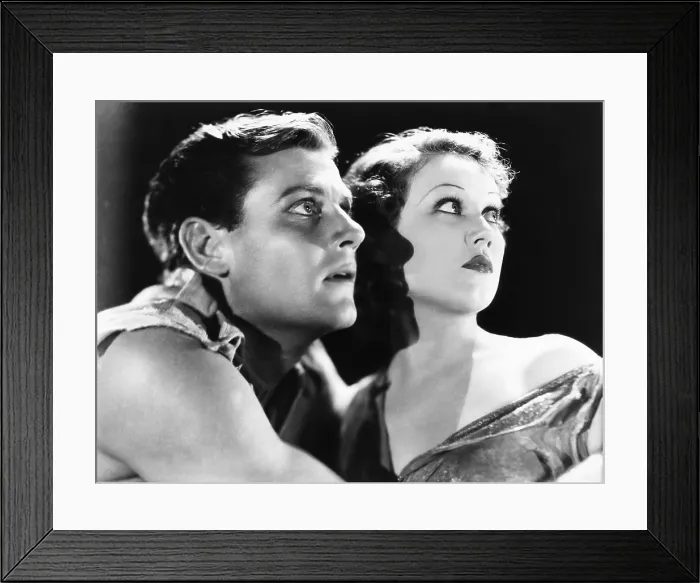 Framed Print : THE MOST DANGEROUS GAME, from left: Joel McCrea, Fay Wray, 1932 Framed Print : THE MOST DANGEROUS GAME, from left: Joel McCrea, Fay Wray, 1932