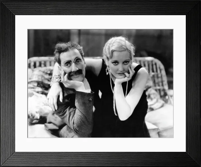 Framed Print : MONKEY BUSINESS, l-r: Groucho Marx, Thelma Todd, 1931 Framed Print : MONKEY BUSINESS, l-r: Groucho Marx, Thelma Todd, 1931