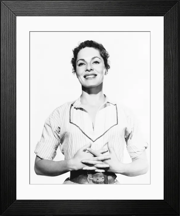 Framed Print : RUN FOR COVER, Viveca Lindfors, 1955