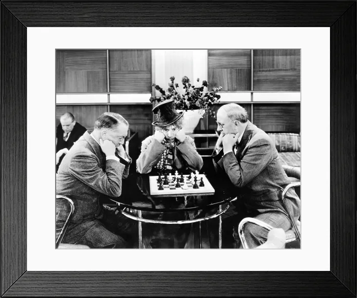 Framed Print : MONKEY BUSINESS, center: Harpo Marx, 1931