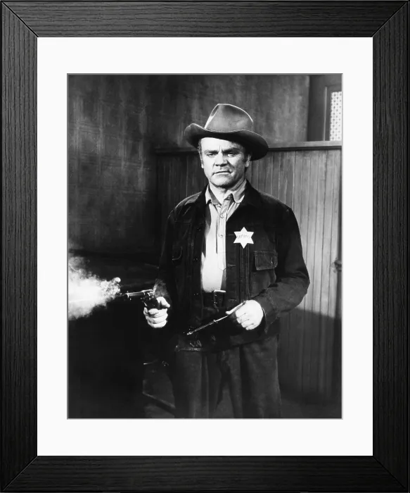 Framed Print : RUN FOR COVER, James Cagney, 1955 Framed Print : RUN FOR COVER, James Cagney, 1955