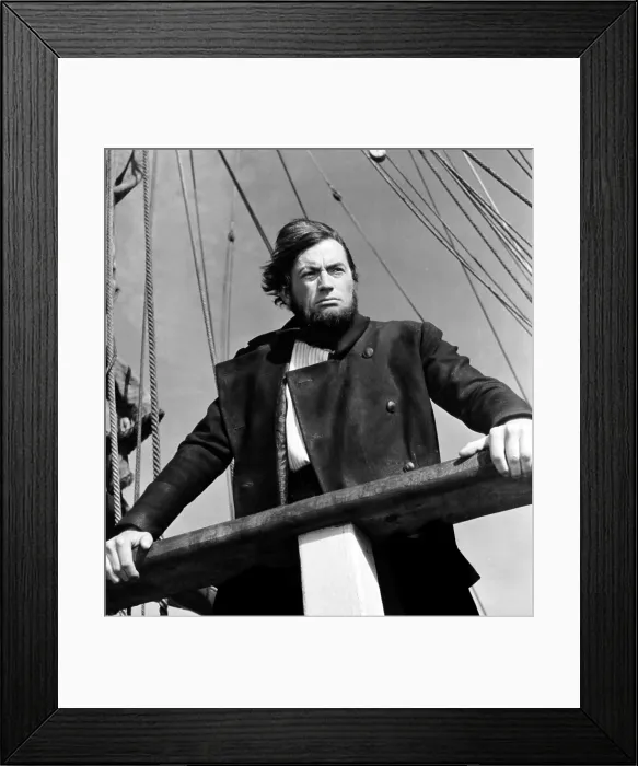 Framed Print : MOBY DICK, Gregory Peck, 1956