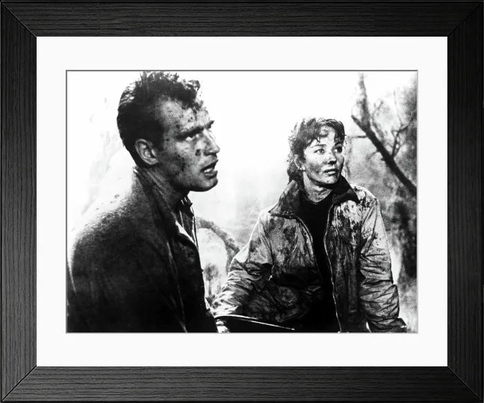Framed Print : RUBY GENTRY, Jennifer Jones, Charlton Heston, 1952
