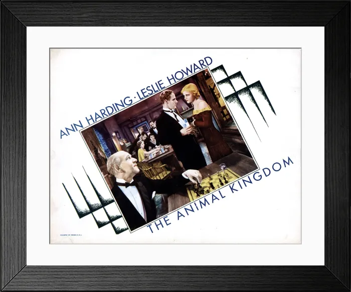 Framed Print : THE ANIMAL KINGDOM, from left, Henry Stephenson, Leslie Howard, Ann Harding, 1932 Framed Print : THE ANIMAL KINGDOM, from left, Henry Stephenson, Leslie Howard, Ann Harding, 1932