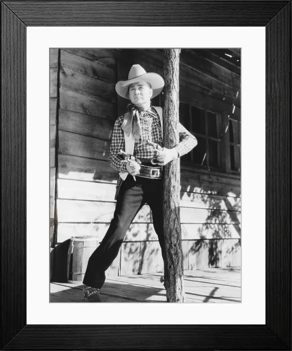 Framed Print : ROLL WAGONS ROLL, Tex Ritter, 1940