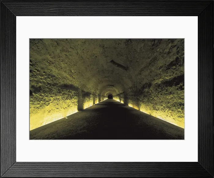 Framed Print : SPAIN. CATALONIA. TARRAGONA. Tarragona. Roman circus (1st c.). Barrel vault that (93 m.). Roman art. Early Empire. Architecture. AISA / Everett Collection**US SALES ONLY**