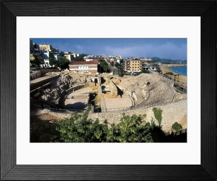 Framed Print : SPAIN. CATALONIA. TARRAGONA. Tarragona. Roman amphitheatre (1st c.). Roman art. Early Empire. Architecture. AISA / Everett Collection**US SALES ONLY**