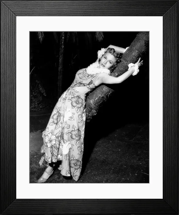 Framed Print : MOONLIGHT IN HAWAII, Maria Montez, 1941