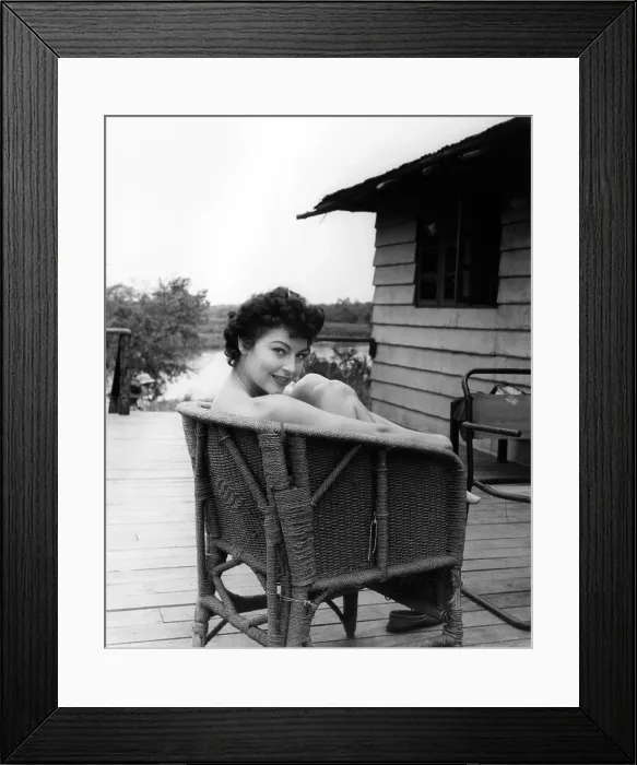 Framed Print : MOGAMBO, Ava Gardner, 1953
