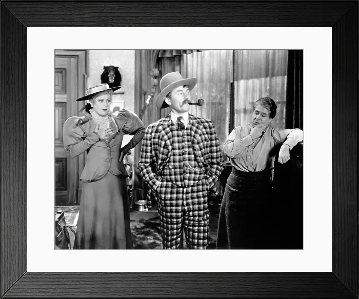 Framed Print : RUGGLES OF RED GAP, from left, Mary Boland, Charles Ruggles, Maude Eburne, 1935